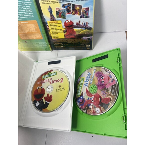 Sesame Street Lot of  4 Children Family DVD Bundle With Tall Cases - Picture 5 of 6